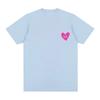 Ela Taubert T-Shirt Love Grafikdruck Damenbekleidung T-Shirts Bequem Baumwolle Kurzarm T-Shirt Lässig O-Ausschnitt Oberteile
