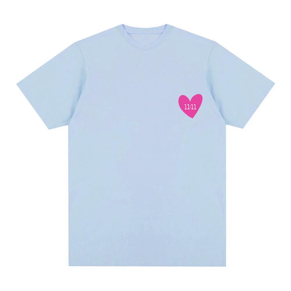 

Ela Taubert T-Shirt Love Graphic Printing Roupas Femininas Tshirts Comfortable Cotton Short Sleeve Tee-shirt Casual O-neck Tops XXL