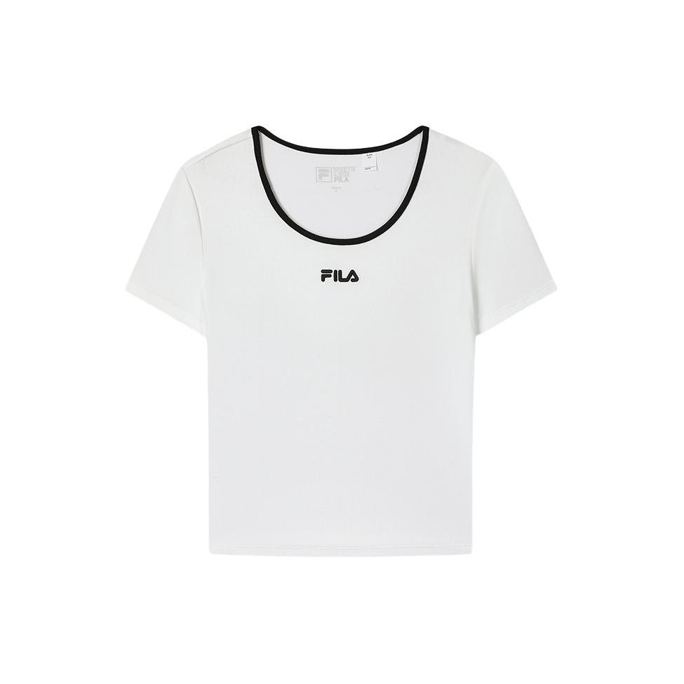 New FILA ORIGINALE T Shirt Women's Cloud White F11W429112FWT