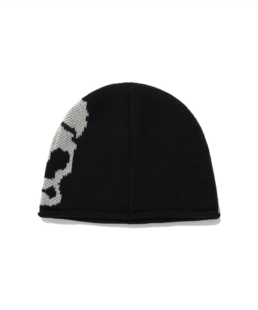 NICEGHOSTCLUB Skull Head Knit Bucket Hat_Black(Ng2Esuab21A)