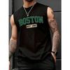 Men's Sleeveless T Shirt Minimalist Tank Top Suitable For Summer Outdoor Street Basketball Jersey Sports Men's Man Clothing Tees