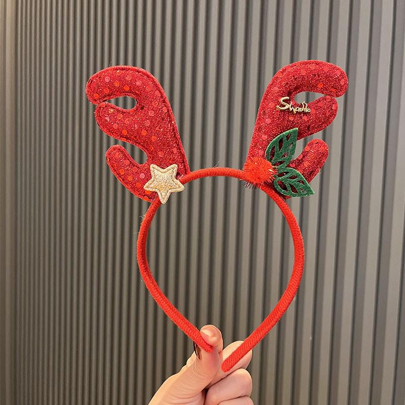 Kinder Feen Geweih Haarspange - Mori Stil Weihnachts Stirnband für Mädchen