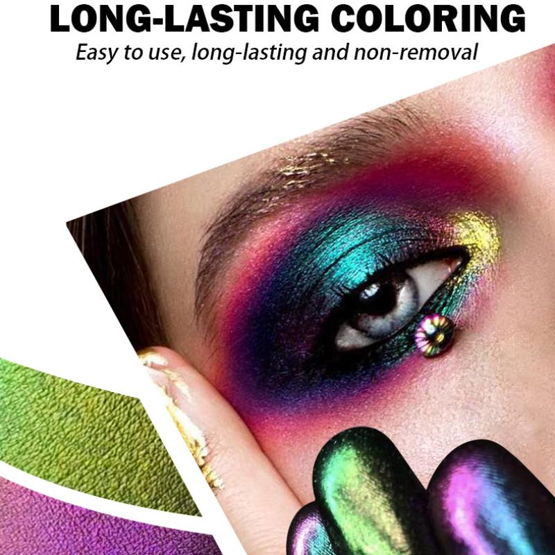 Chameleon Liquid Eyeshadow Stick, Color Gradient Monochromatic High Pigmented Liquid Eyeshadow Stick Makeup