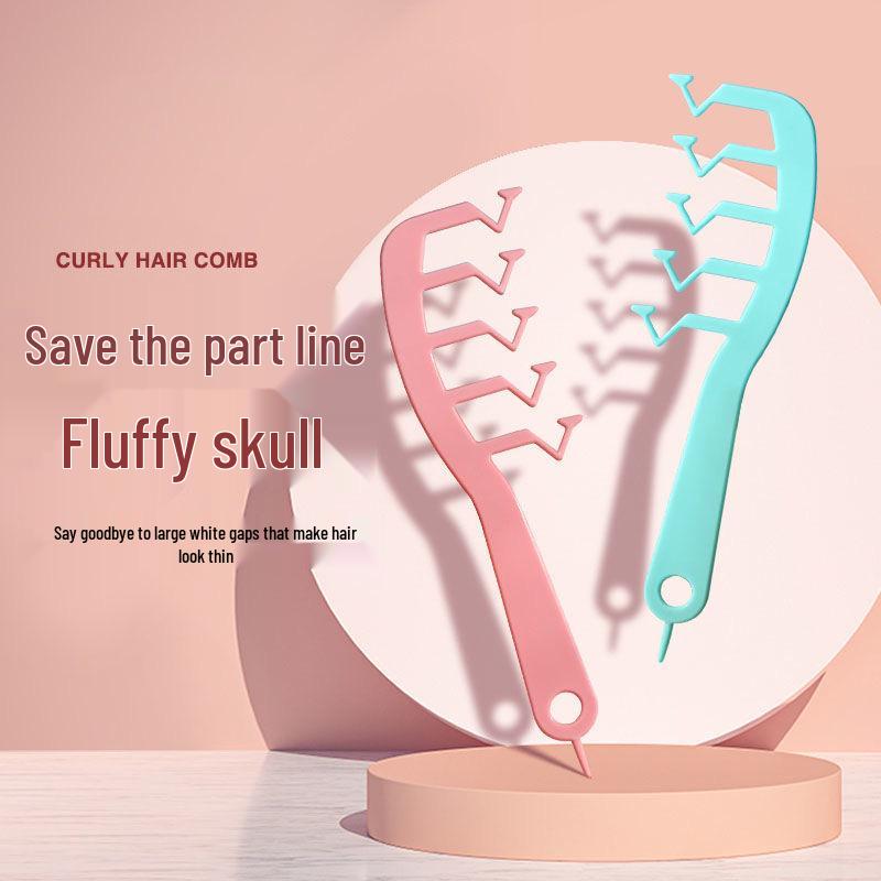 Z-Shaped Anti-Static Hair Comb for Women - Portable, Fluffy, and Perfect for Styling