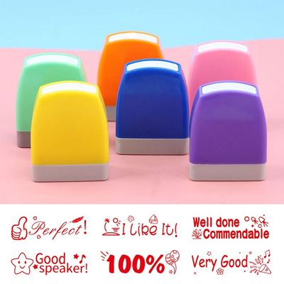 Scrapbooking Stamper Children Toy Stamps Reward Seal Encouragement Commentary Stamp Teaching Stamp