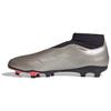 New Adidas Predator League Laceless Fg Platinum Metallic Aurora Black Turbo IF6331