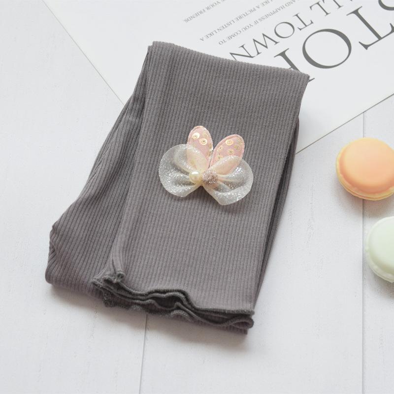 

Брюки для девочек, летняя одежда, детские белые леггинсы из модала для девочек, тонкие, для ношения на улице летом 140