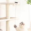 Cat Automatic Lifting Ball Interactive Adjustable Base Cat Retractable Rope Lifting Ball Toy for Hom