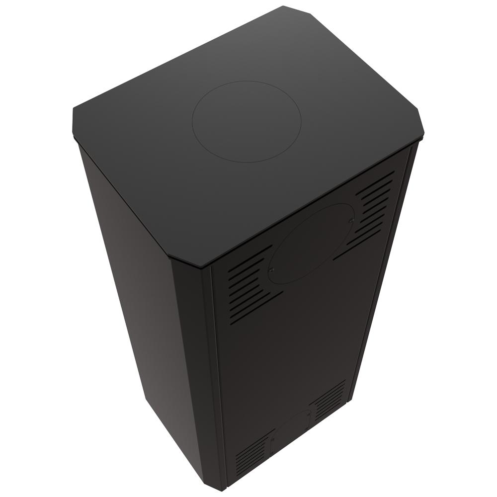 Wood burning steel stove KRATKI ENYO Ø 150 8 kW