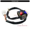 Motorcycle Starter Stop Button High/Low Beam Horn Switch Motorbike Accessories Combination Switch