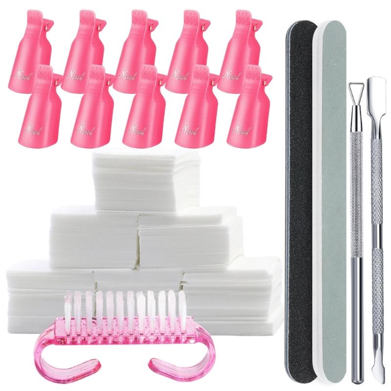 

7 Pieces Nail Care Kit Emery Boards Cuticle Tools and Buffer Blocks Nail Polished Gel Remover Tool for Home or Salon Use 1