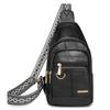 Kleine Sling Bags für Damen, Umhängetaschen, trendiger Reiserucksack aus Kunstleder, Sling-Geldbörse, Damen-Bauchtasche, Brusttasche mit verstellbarem Gitarrengurt