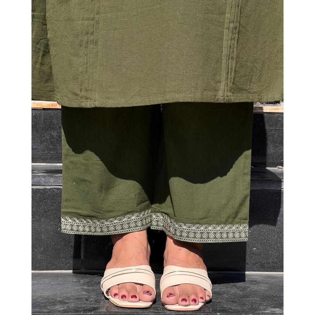 Women Office Wear Kurta Cord Set Indian Bollywood Ethnic Kurta Pant Set Dress