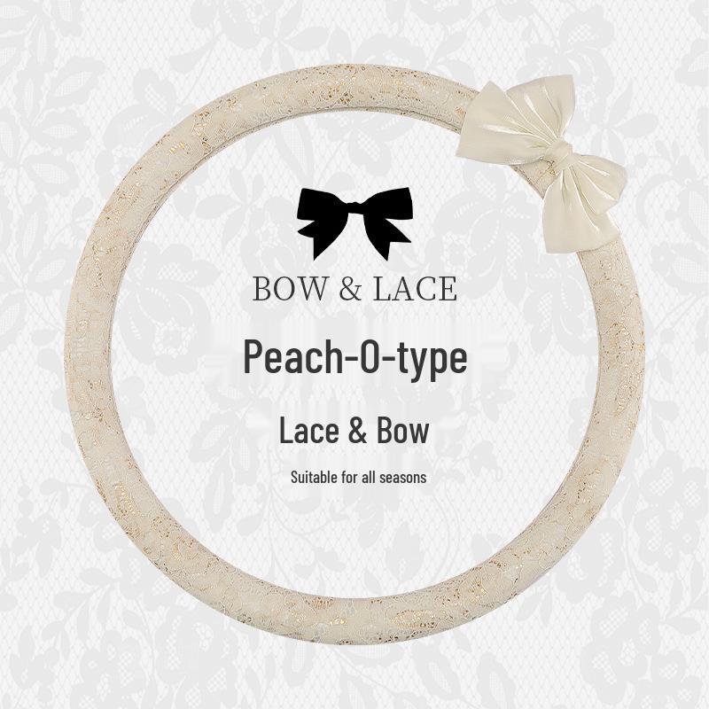 Exquisite Lace Car Steering Wheel Cover: Universal, Non-slip & Wear-resistant for All Seasons