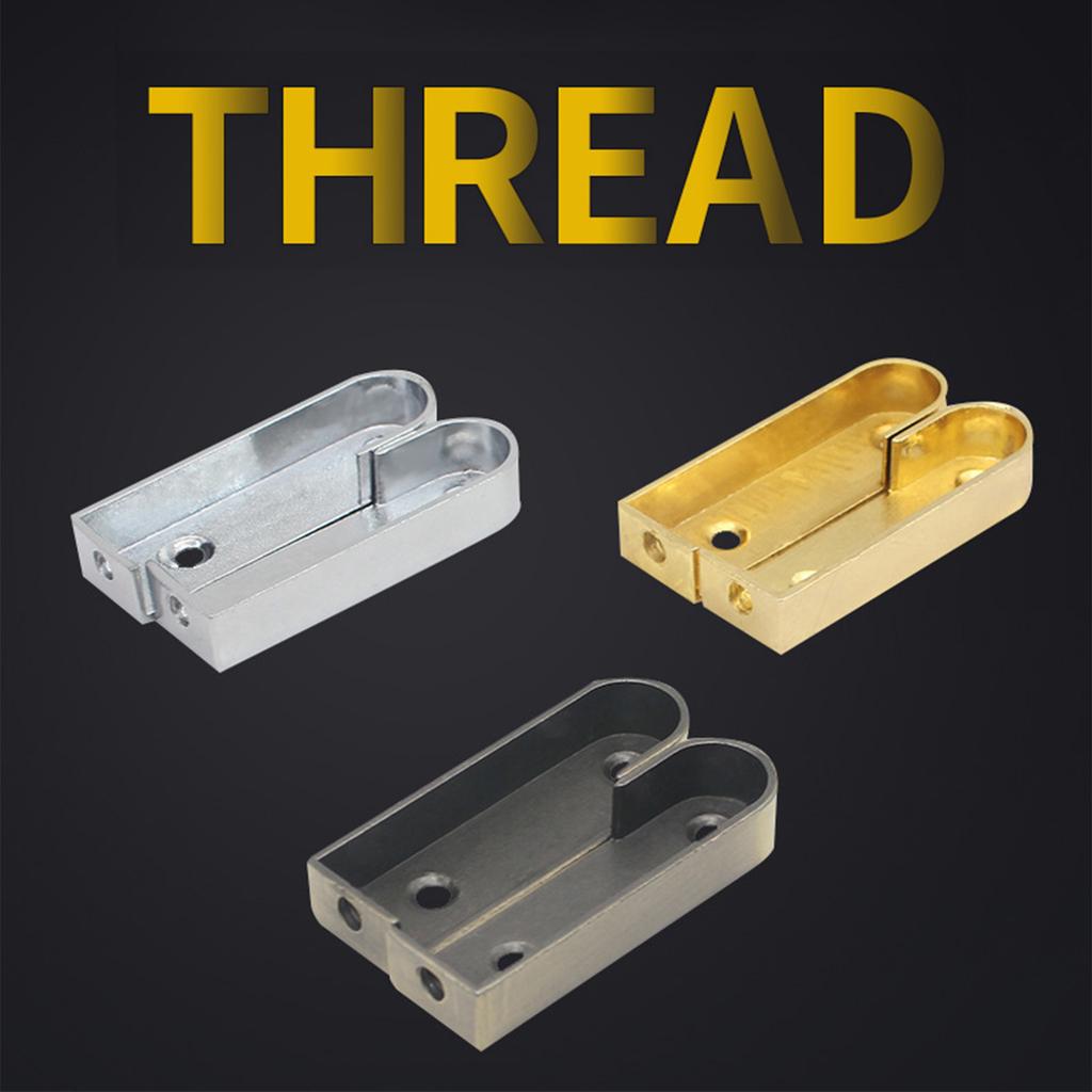 Flanșe Socket Robuste Portabile pentru Șină de Dulap pentru Dulap și Șină de Perdea Instalare Ușoară pentru Dormitor sau Magazin