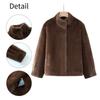 Women's clothing light women's wear short stand-up collar mink fleece fur integrated leather fleece jacket women