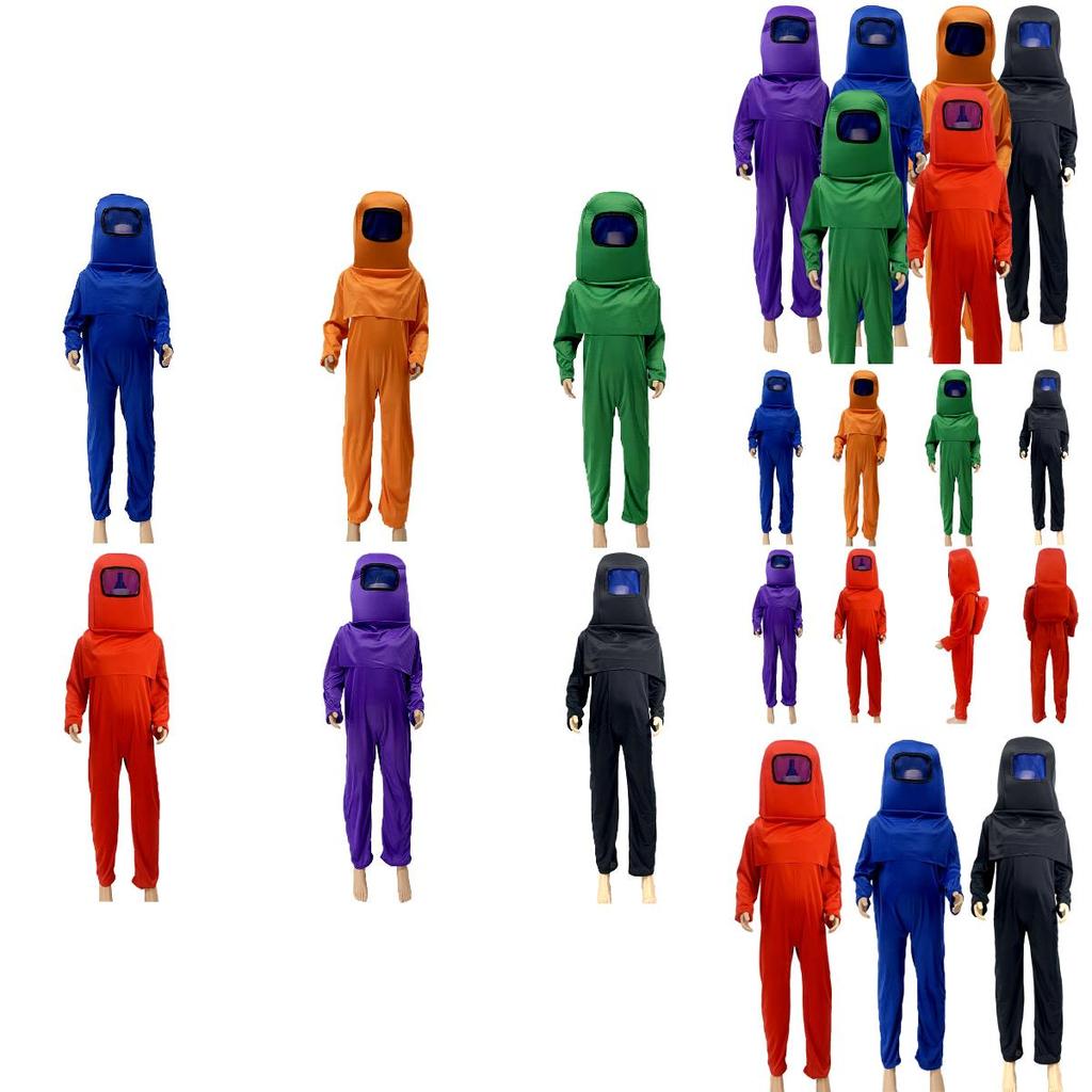 Disfraces Cosplay de Among Us para Niños 3 Piezas Trajes para Fiesta de Halloween Show Mono
