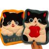 Cat-Themed Odorless Coral Fleece Hand Towel for Kitchen/Bathroom
