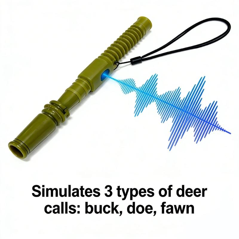 Outdoor Jagd Hirschruf Einstellbare Tonkontrolle Hirschruf Pfeifgeräusche Jägerköder Tragbare Jägerköder Ausrüstung