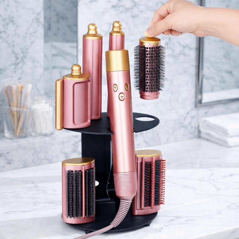Non-slip Curling Iron Storage Holder Wall Mounted/Desktop Hair Dryer Stand  Bathroom