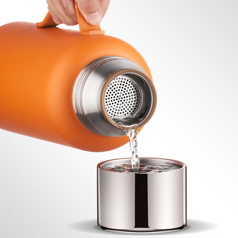 316 Stainless Steel Teapot Braised Teapot Chinese Kung Fu Teacup Glass Teacup Teapot Insulated Kettle Kettle