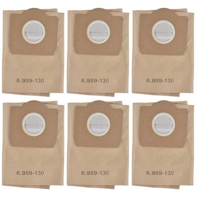 Homukari Karcher Vacuum Cleaner Compatible Paper Pack WD3200 WD3300 Vacuum Cleaner Bag 6.959-130.0 (6 Pieces)