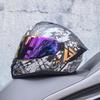 DOT ECE Certified Full Face Motorcycle Helmet Men Women Flip-Up Design ABS Shell All Season Use