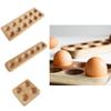 Multi-Compartment Wooden Egg Holder Japanese-style Egg Storage Rack Egg Tray  Tabletop