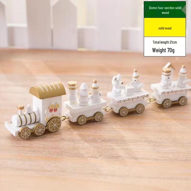 

Деревянный елочный орнамент: Праздничное украшение для рабочего стола и детский подарок