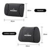 nlvc3 Keychain Leather Car Seat Headrest High-quality Comfort Waist Rest Neck Pillow For Mitsubishi Eclipse Lancer Outlander I200Space