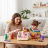 Simulation Fryer Pretend Toy Color Changing Children Household Cooking Appliances Small Role-ing Fryer Toy Kitchen O2q7