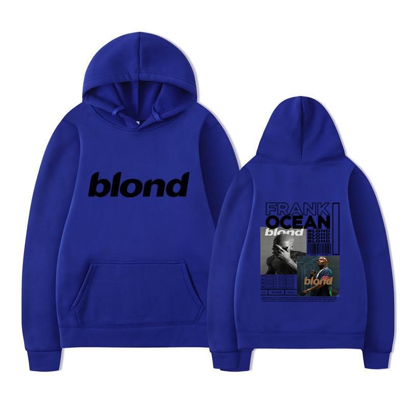 New blond Amazon autumn and winter new fleece urban casual hooded sweater
