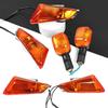 1 Pair Front/Rear Turn Signal Indicator Light Motorcycle LED Blinker Lamp for QS110-2 Turn Signal Indicator Waterproof