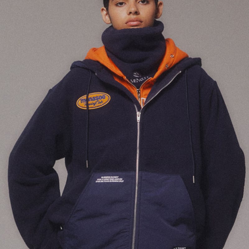 MENASOO 2Way Fleece Warmer_Navy