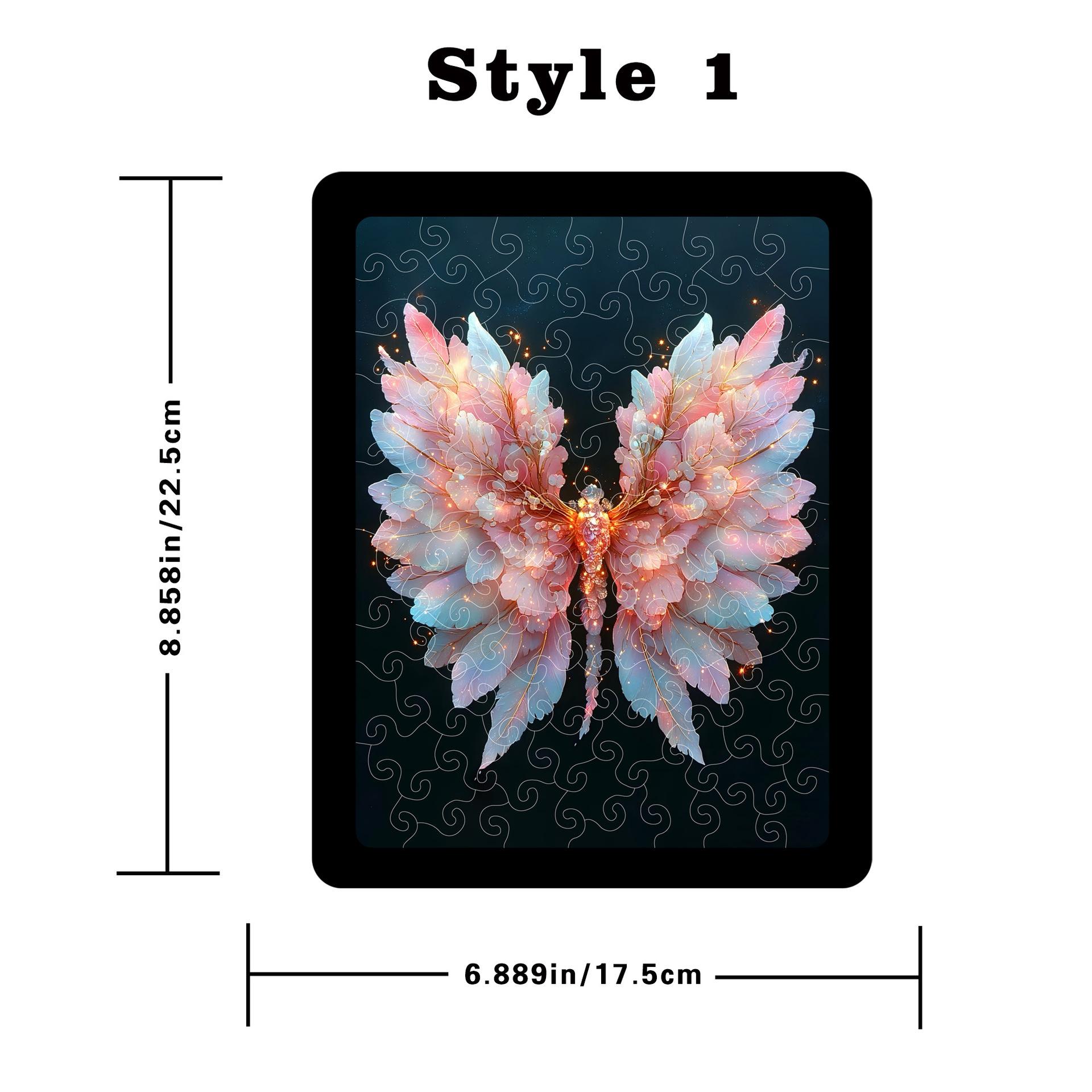 

Symphony Elf Wings Puzzle Decorative Ornament Original Transparent Acrylic Puzzle