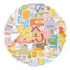 50 Cute INS Style Stickers Pack Suitcase Skateboard Mobile Phone Decoration Stickers Waterproof Creative DIY Cartoon Stickers