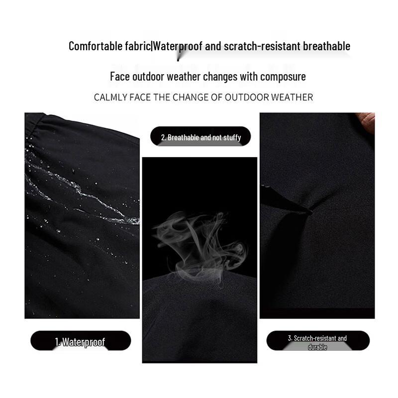 ROMON Men's Casual Stand Collar Windbreaker Jacket