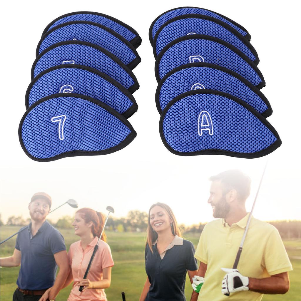 10pcs Head Cover Breathable Nylon Mesh Soft Lining Protective Iron Covers Set