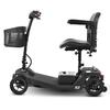 Trottinette Électrique Sweetrich S2 250W 24V 12Ah Pneu 7.5 * 2.0 Personnes Âgées Route de Ville Trottinette Électrique Mobile Siège Pivotant Lumière LED Charge 136kg Noir