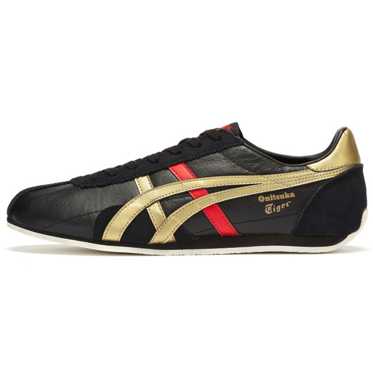 

Onitsuka Tiger Unisex Runspark Black Gold Red 1183B480-001 37