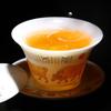 Chaxun Year of the Ox Gilded Sancai Gaiwan