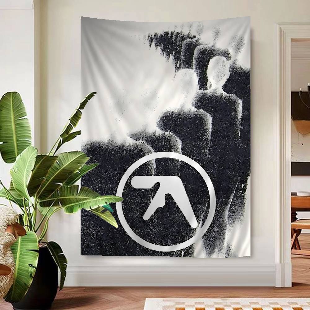 Singer A-Aphex T-Twin Printed Large Wall Tapestry Art Science Fiction Room Home Decor Decor Blanket 100X70CM