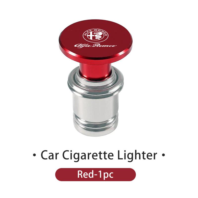 2026 Hot Sticker For Alfa Romeo Universal Car Aluminum Eject Button Cigarette Lighter Cover Giulietta 940 2010-2014 2015 2016 20