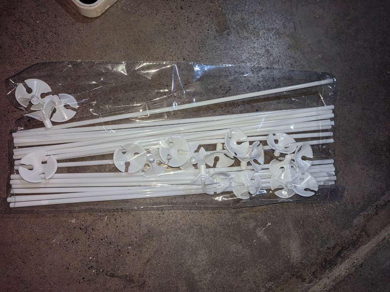 

Прозрачный держатель для шаров с удлиненной ручкой