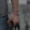 Men Twisted Woven Opening Bracelets Bangle Retro Handmade Exquisite Jewelry Unique Gift