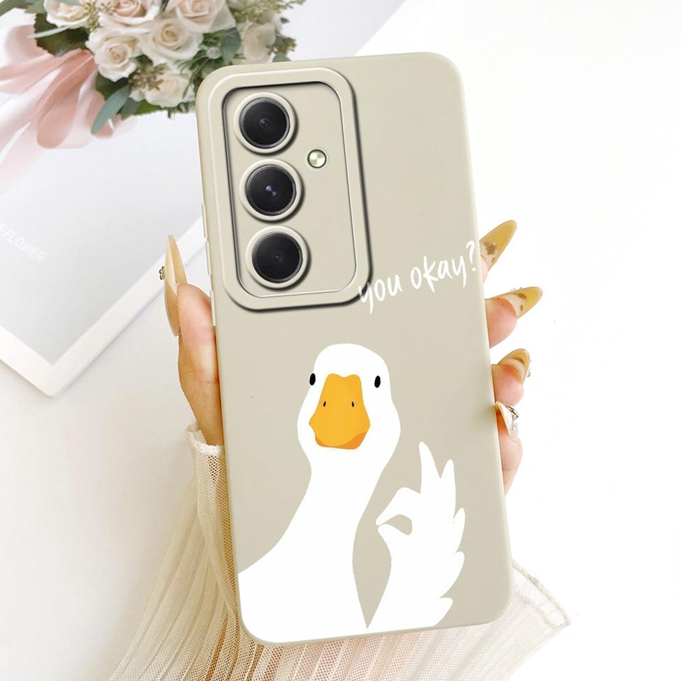 Case For Samsung A55 5G A556V A556B A556E A5560 Casing For Samsung Galaxy A55 5G Cover Silicone Fashion Cartoon Funny Painted