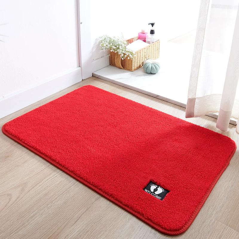 Bathroom Floor Mat, Water-Absorbent, Non-Slip Mat for Bathroom Entrance, Toilet Doorway, Kitchen Door Mat, Household Carpet, Bathroom Mat