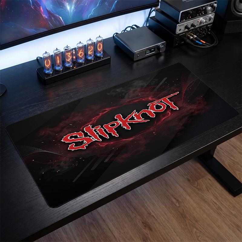 Tappetino per Mouse Grande Stampa Slipknot Superficie Liscia Anti?Tappetino da Scrivania Antiscivolo per Gaming Ufficio Decorazione Laptop