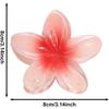 Pince à cheveux - Plumeria hawaïenne - 2pcs - 8 cm - Antidérapante - Couleurs vives