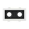 Support 2x Beta R5 Rectangular White/black Spots MR16 GU10/GU5.3